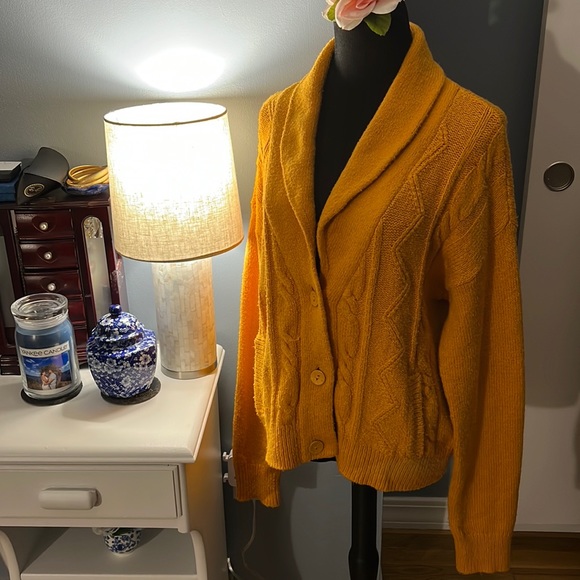 Anthropologie Sweaters - EUC Anthropologie Pilcro Cable Knit Cardigan